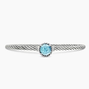 David Yurman Petite Chatelaine Blue Topaz Bracelet